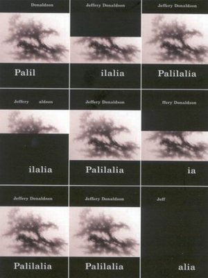 cover image of Palilalia